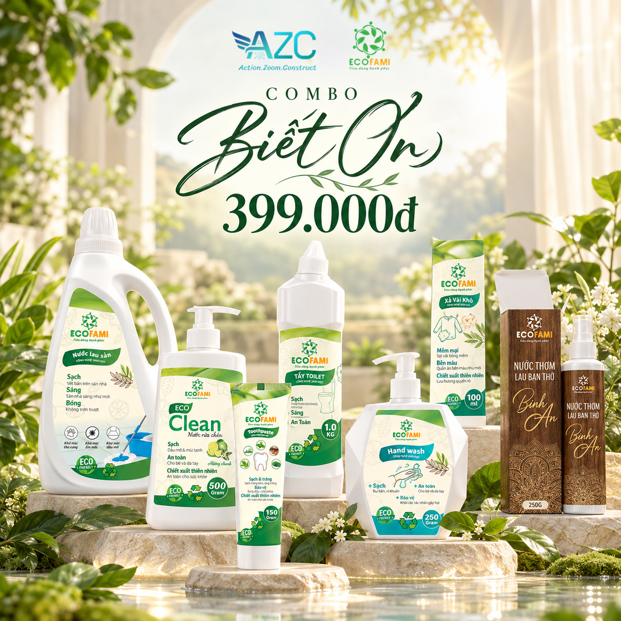 COMBO BIẾT ƠN ECOFAMI & AZC